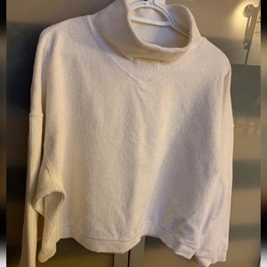 Madewell Cropped Mock Neck Sweater